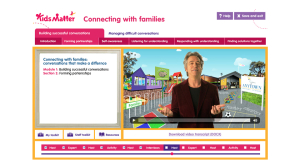 KidsMatter – Connecting with Families eLearning Course