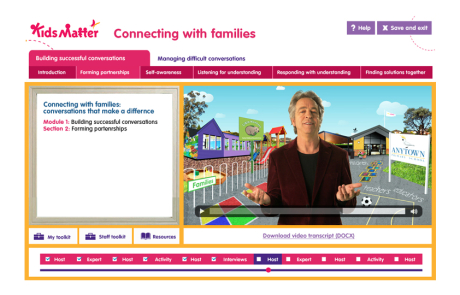 KidsMatter – Connecting with Families eLearning Course
